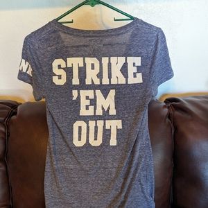 Pink Victoria's secret Yankees Baseball shirt